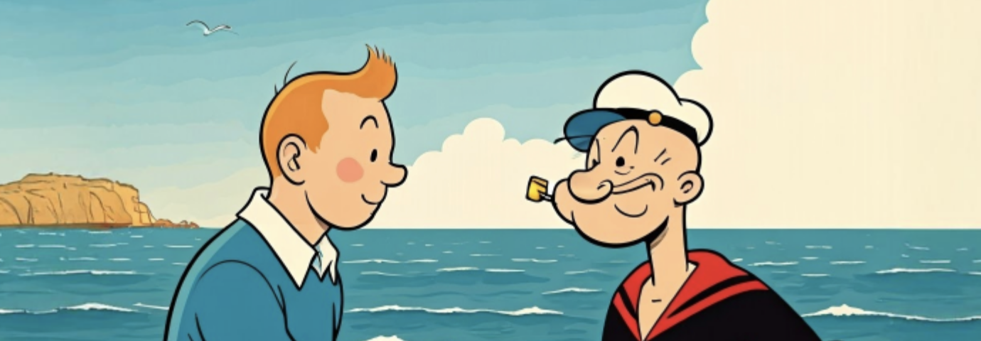 حقوق المؤلف سقطت في أميركا عن تان تان وباباي وأعمال همنغواي وهيتشكوك