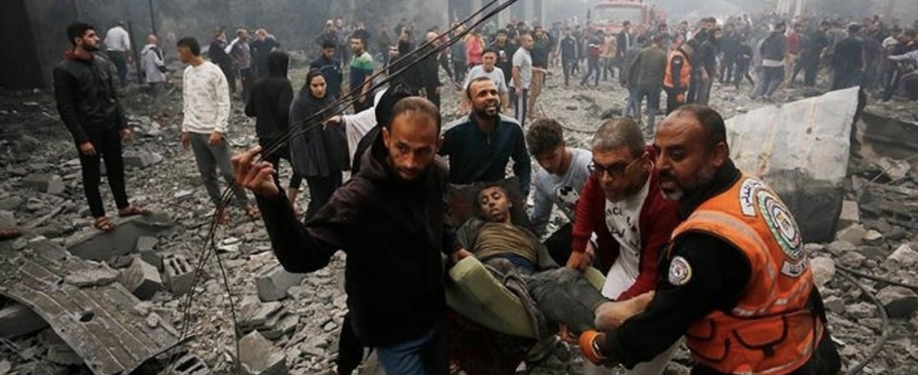 شهيد ومصابون في قصف إسرائيلي استهدف شقة سكنية في حي الرمال غربي مدينة غزة