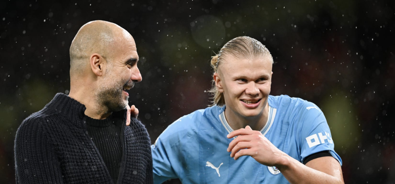 ٣١٠ ملايين يورو من السيتي لهالاند وغوارديولا يقارنه بميسي