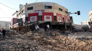 الاحتلال يدمر دوار السينما وسط مدينة جنين