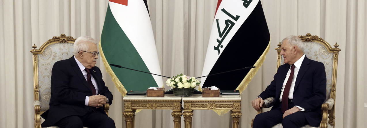 الرئيس يجتمع مع الرئيس العراقي