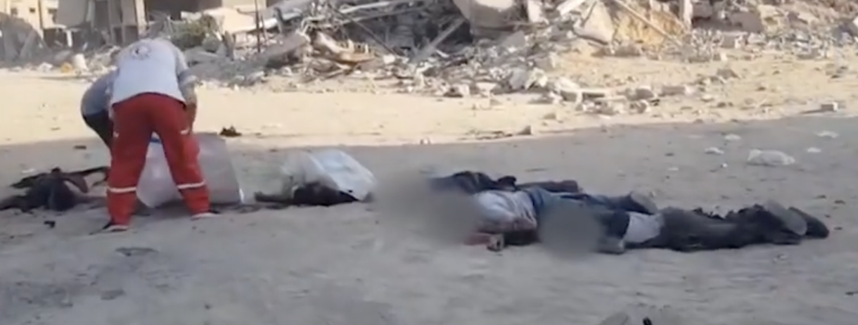 قصف إسرائيلي استهداف عناصر تأمين قوافل المساعدات في غزة