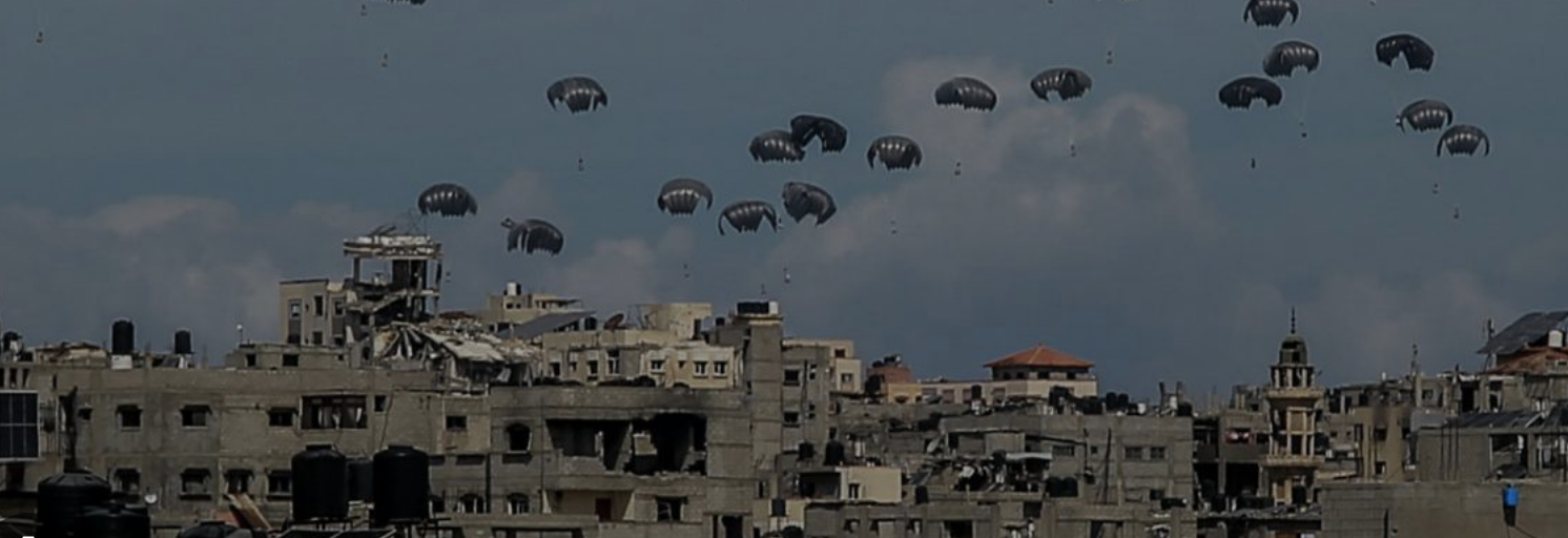 بريطانيا تنفذ خطة إسقاط مساعدات غذائية في غزة جوا