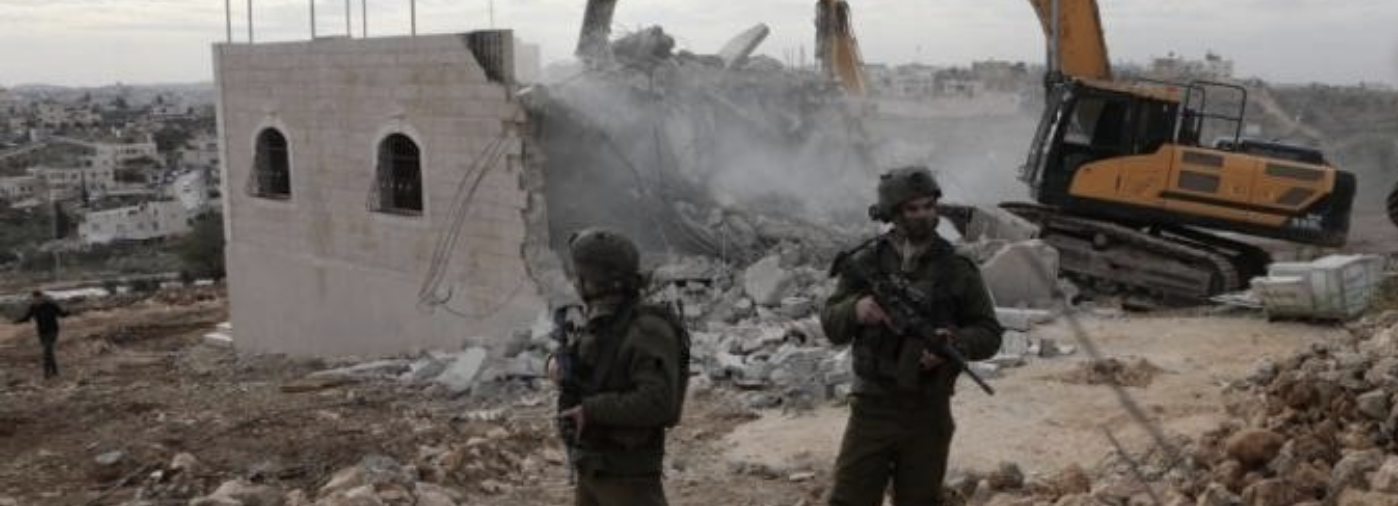 الاحتلال يهدم منزلين وأربع غرف زراعية في واد رحال جنوب بيت لحم