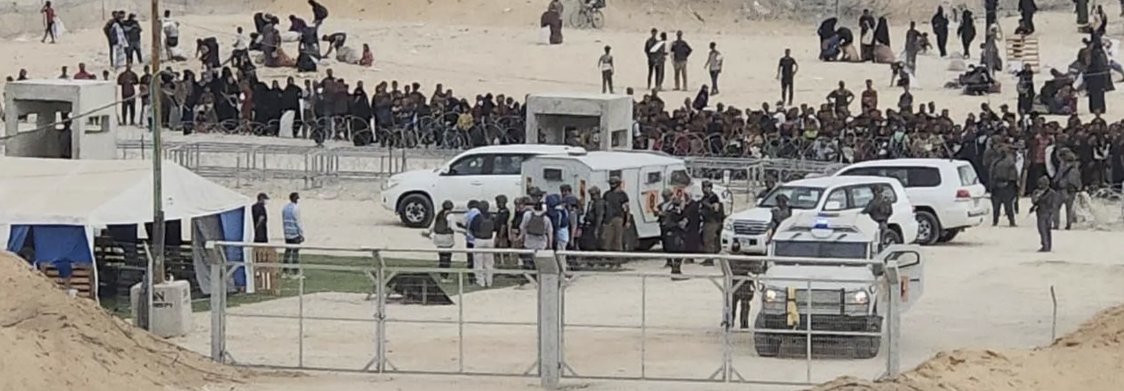 ويتكوف يصل إلى مركز توزيع المساعدات في رفح