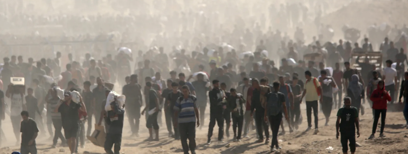 8 شهداء من منتظري المساعدات ومصابون برصاص الاحتلال على شارع صلاح الدين