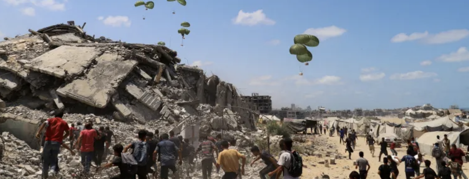 شهيد نتيجة إلقاء المساعدات جوا وغزة تحصي مزيدا من ضحايا القصف والتجويع