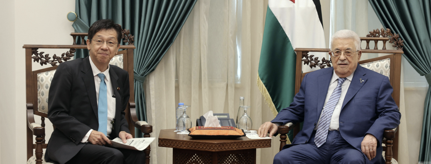 الرئيس يستقبل نائب وزير الخارجية الياباني البرلماني