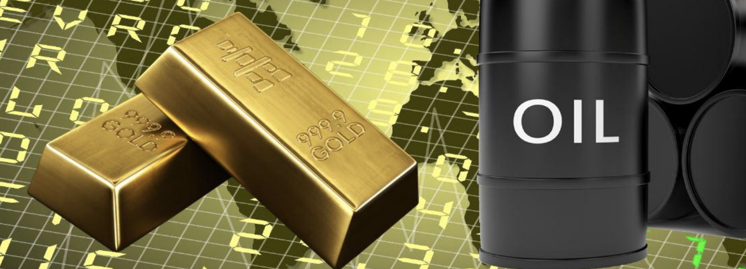 ارتفاع أسعار النفط والذهب