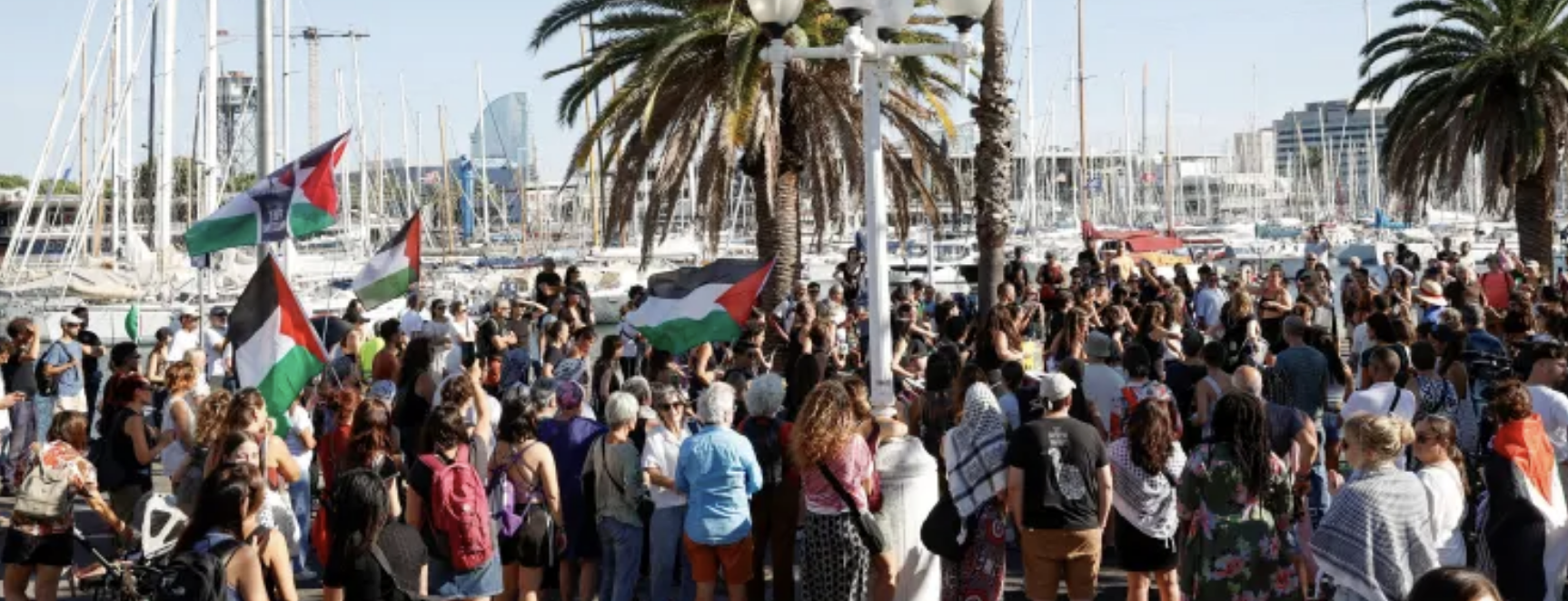 أكبر أسطول عالمي لكسر حصار غزة يستعد للإبحار من إسبانيا