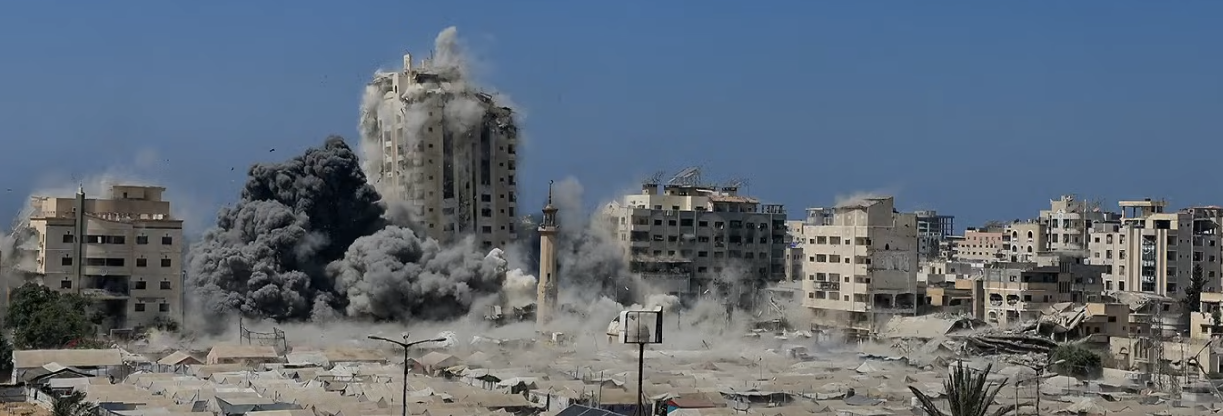 كاتس يعلن "فتح باب الجحيم" في غزة وتدمير برج مشتهى