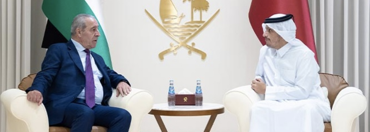 الشيخ يلتقي رئيس الوزراء القطري