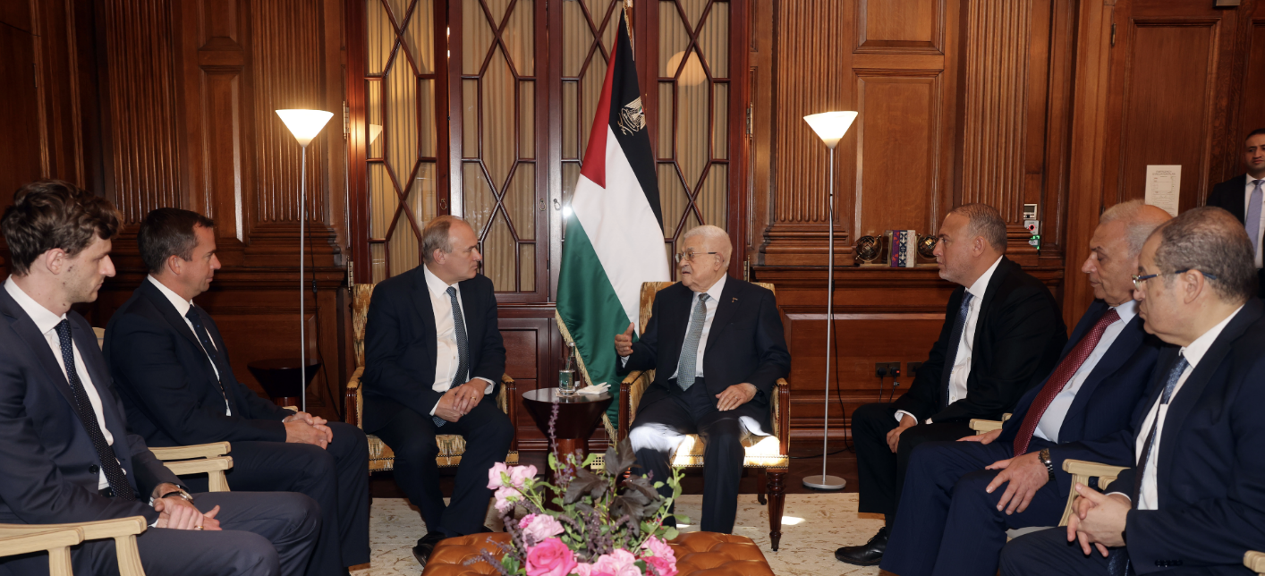 الرئيس يلتقي زعيم الحزب الديمقراطي الليبرالي البريطاني