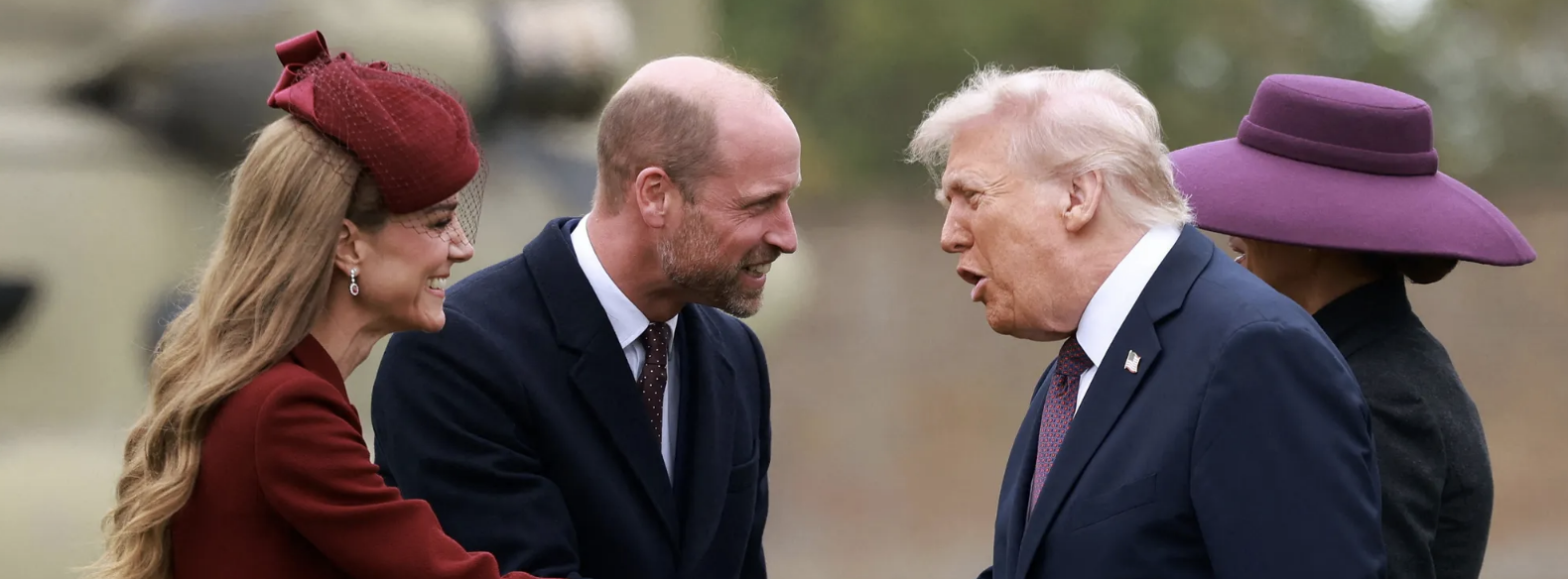 ترامب وميلانيا يصلان "قصر ويندسور" للقاء الملك تشارلز