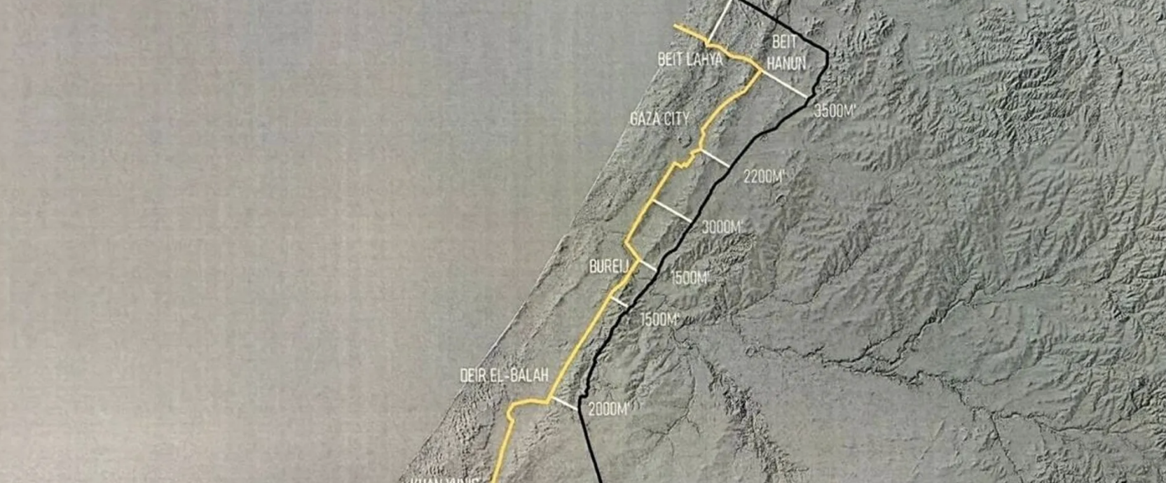 ترامب ينشر خريطة لخطوط الانسحاب الإسرائيلي من غزة