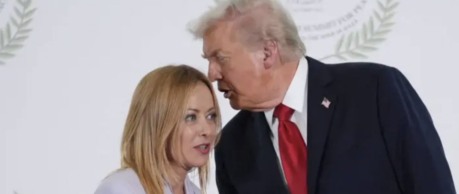 ترامب يغازل ميلوني بشرم الشيخ: سأخاطر بحياتي المهنية.. إنك جميلة