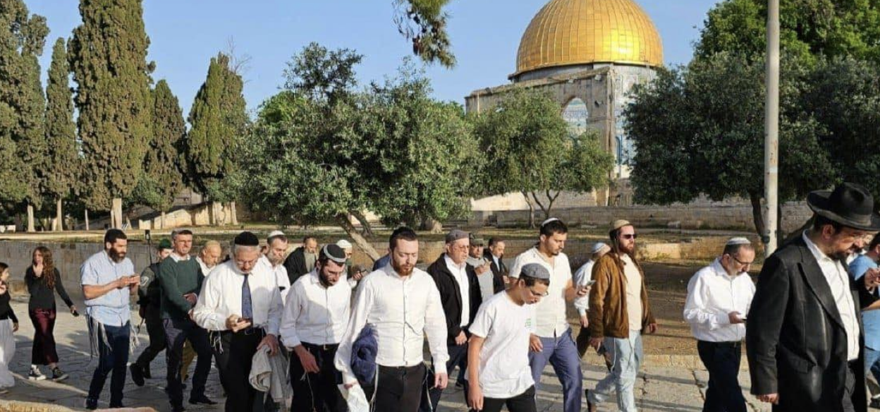 683 مستعمرا يقتحمون المسجد الأقصى ويؤدون طقوسا تلمودية أمام قبة الصخرة