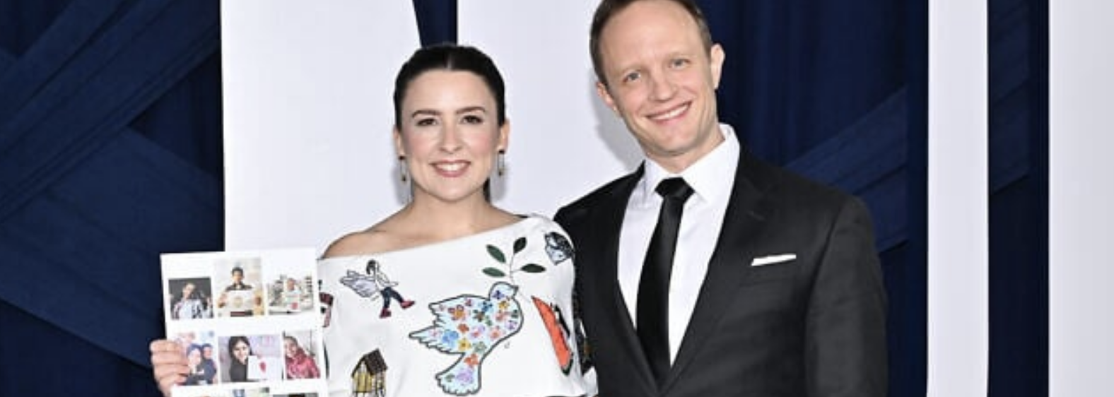 فستان "السيدة راشيل" يروي حكايات أطفال غزّة على السجادة الحمراء