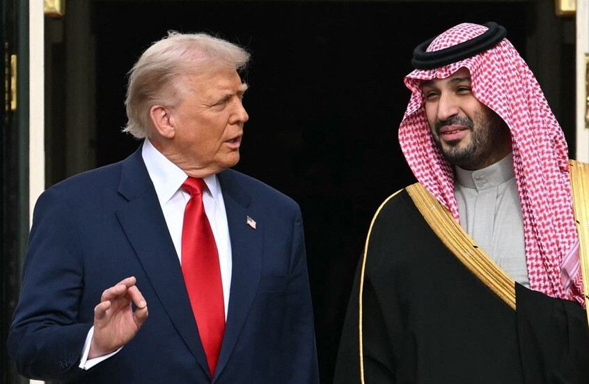 "أكسيوس": لقاء ترامب مع ولي العهد السعودي شهد توترا بسبب إسرائيل