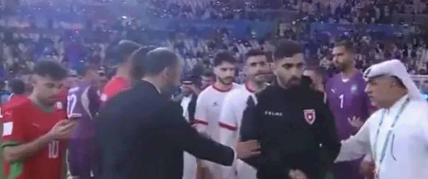 اعتذار أردني عن عدم مصافحة السكيتوي مدرب منتخب المغرب