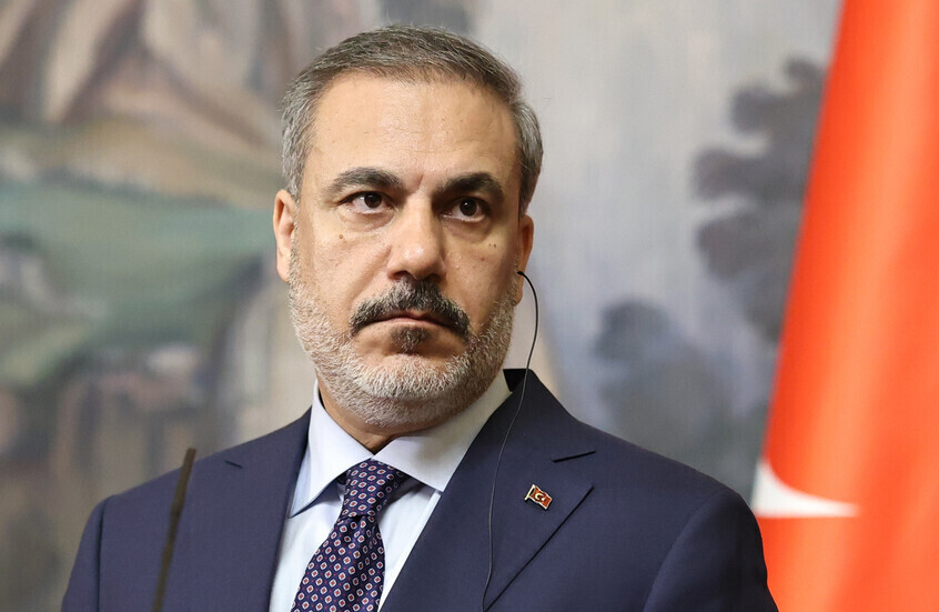 بيان تركي يوضح ماحدث خلال كلمة "فيدان" في مؤتمر صحفي بدمشق