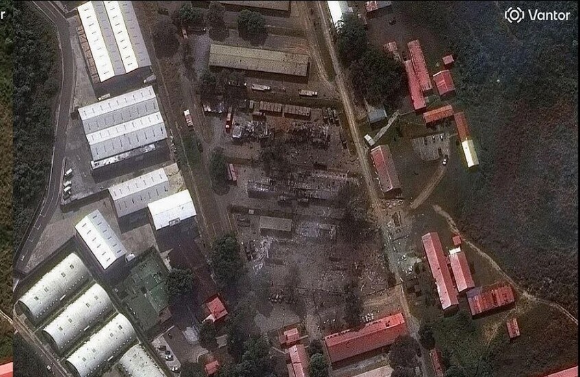 الأقمار الصناعية توثّق آثار الضربات الأمريكية على المقر الأخير لمادورو قبل اختطافه