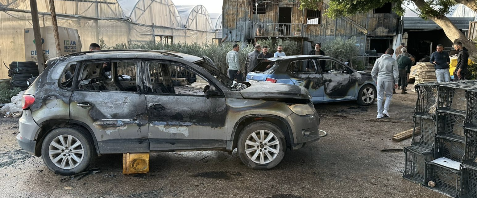 إصابات وإحراق مركبات في هجوم للمستعمرين على مشتل غرب نابلس