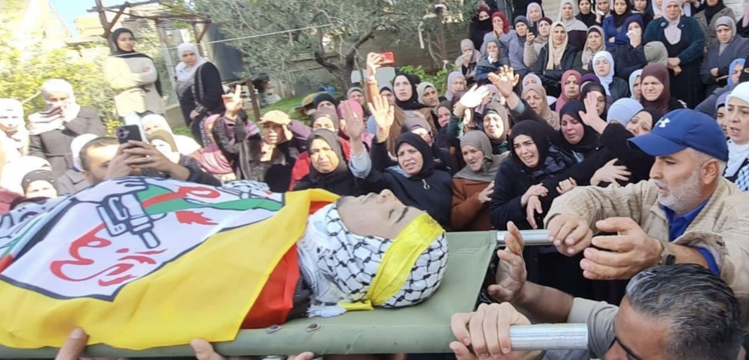 تشييع جثمان الشهيد الطفل محمد نعسان إلى مثواه الأخير في المغير