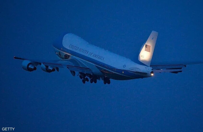 عطل يجبر طائرة ترامب على تغيير مسارها في الجو