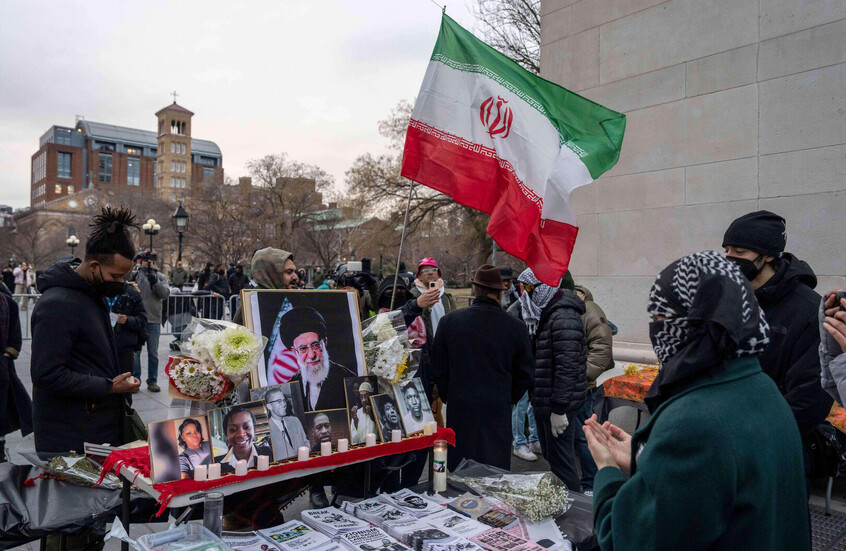 احتجاجات نيويورك بسبب الحرب على ايران تتحول إلى اشتباكات