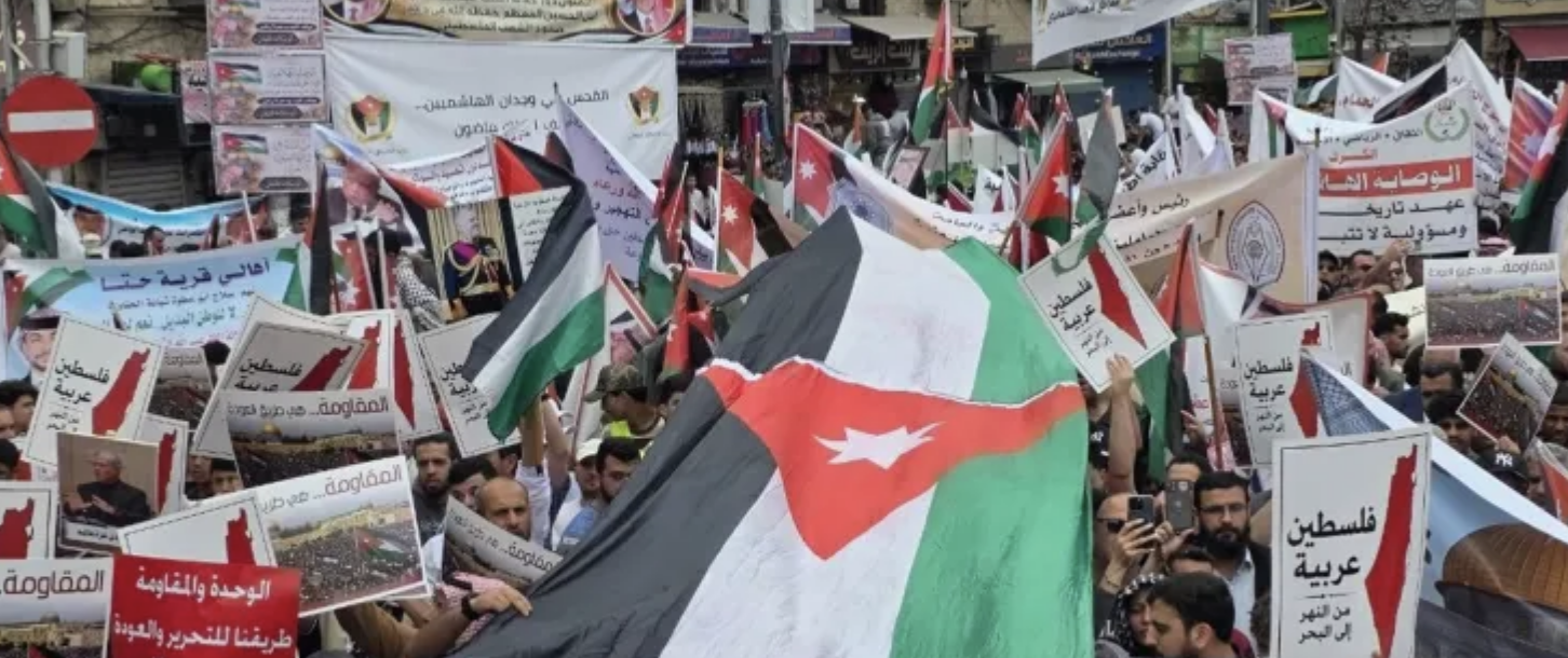 في ذكرى النكبة.. آلاف الأردنيين يحتشدون في عمّان رفضا للتهجير واستهداف الأقصى
