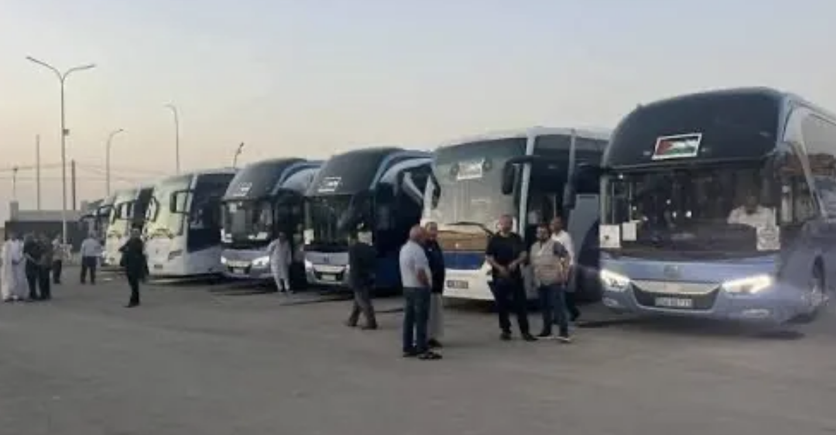 بدء تفويج حجاج فلسطين من المدينة المنورة إلى مكة المكرمة
