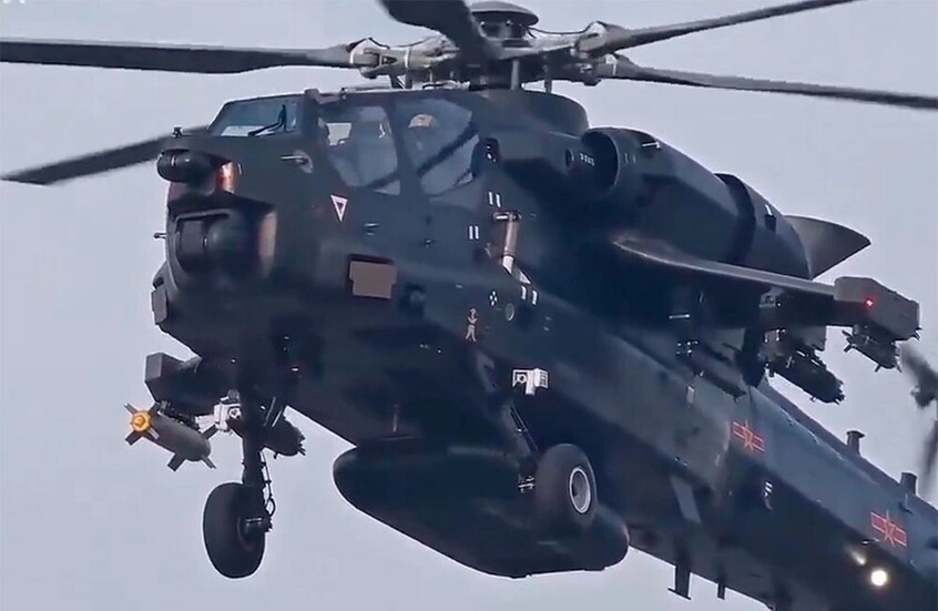 مواقع صينية تكشف عن المروحية الهجومية الجديدة "Z-21"..