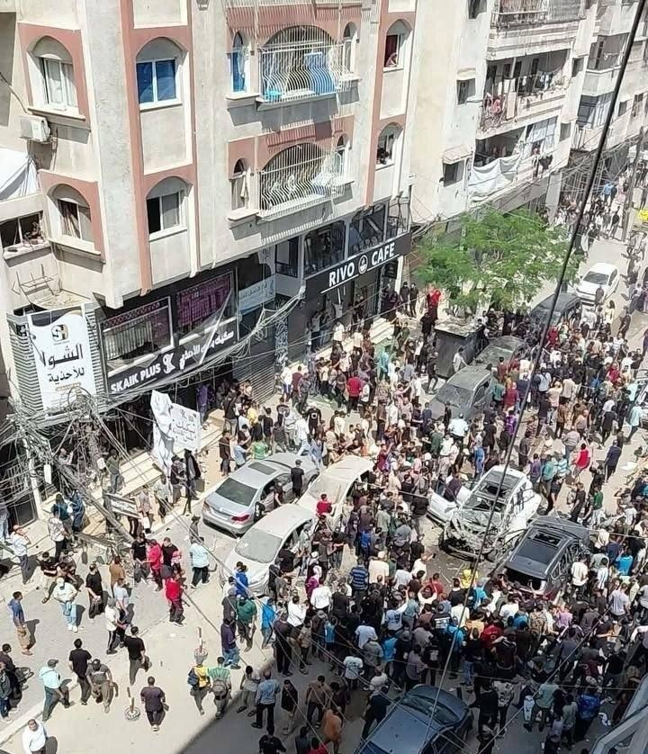 شهداء ومصابون في قصف الاحتلال وسط مدينة غزة