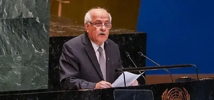 منصور يدعو المجتمع الدولي إلى تعزيز دعمه السياسي والمالي "للأونروا"
