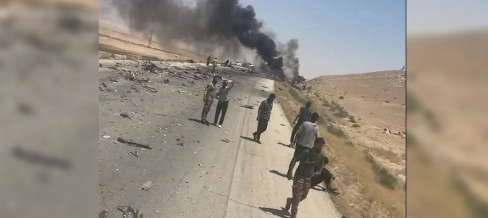 حادث مروع على "طريق الموت" في سوريا.. عشرات القتلى والجرحى