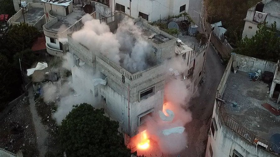 الاحتلال يفجر منزل الشهيد فاروق رمضان في تل جنوب غرب نابلس