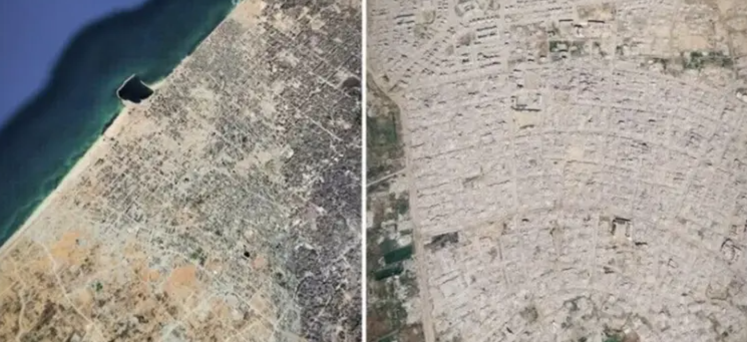 خرائط غوغل الجديدة وثقت مأساة غزة.. وإسرائيل نشرتها بالخطأ