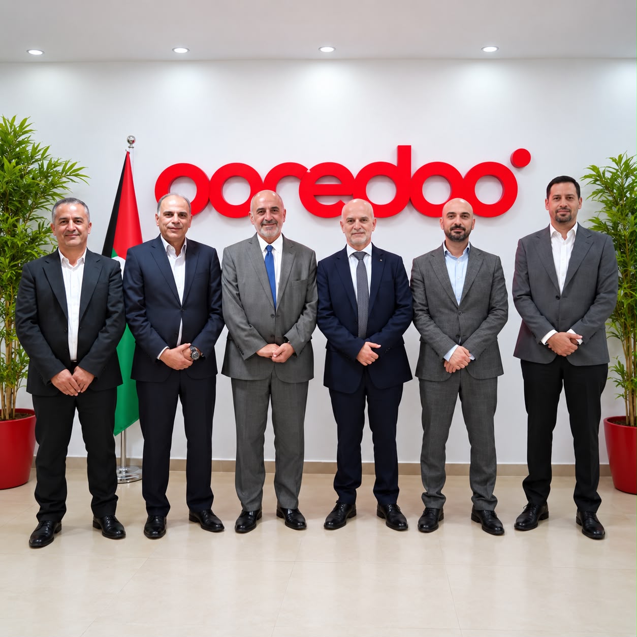 الرئيس التنفيذي OoredooJ يلتقي رئيس مجلس ادارة هيئة تنظيم قطاع الاتصالات