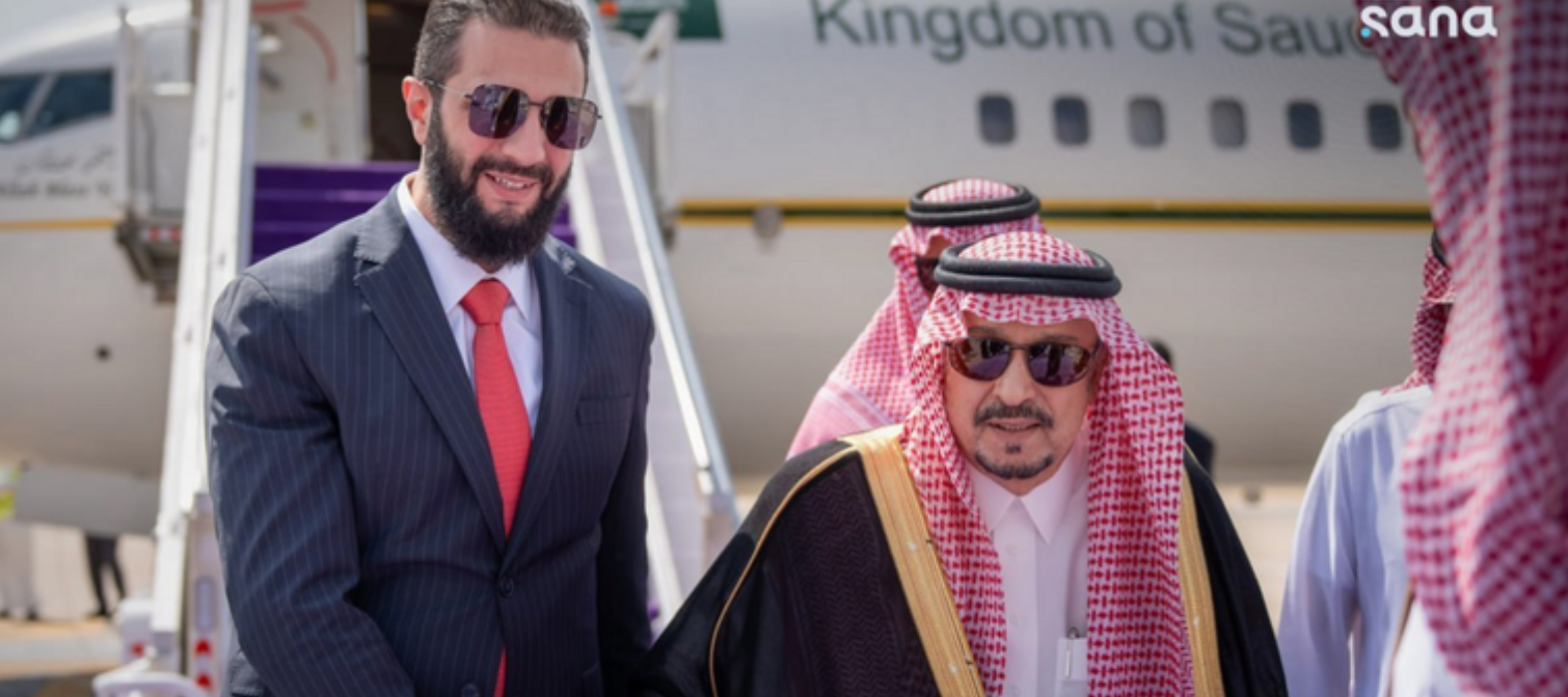 سانا: الرئيس الشرع يلتقي ولي العهد السعودي في العاصمة الرياض